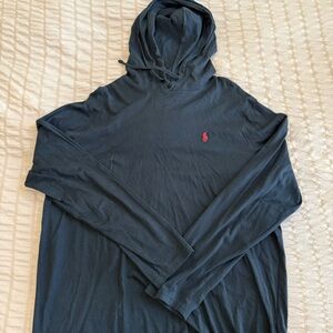 Polo Ralph Lauren Black Hooded Shirt